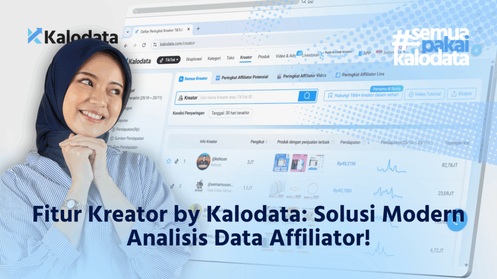 Fitur Kreator by Kalodata Solusi Modern Analisis Data Affiliator