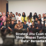 para peserta dan pembicara "ngopi data" di SMESCO dalam satu frame