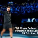 potret roger federer di melbourne, australia