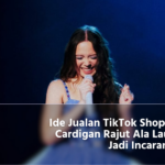 ide jualan cardigan rajut ala laufey